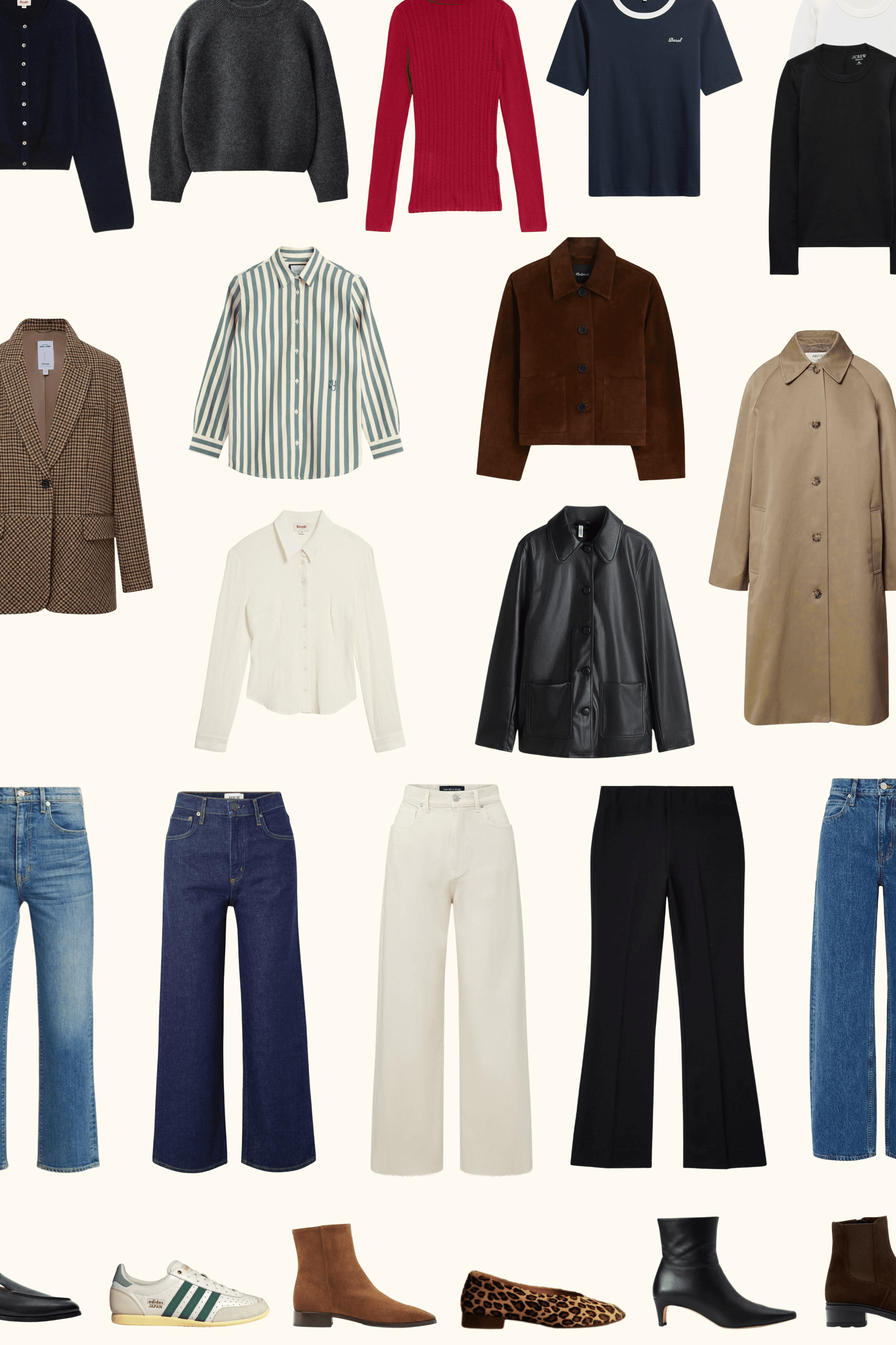 parisian inspired fall capsule wardrobe